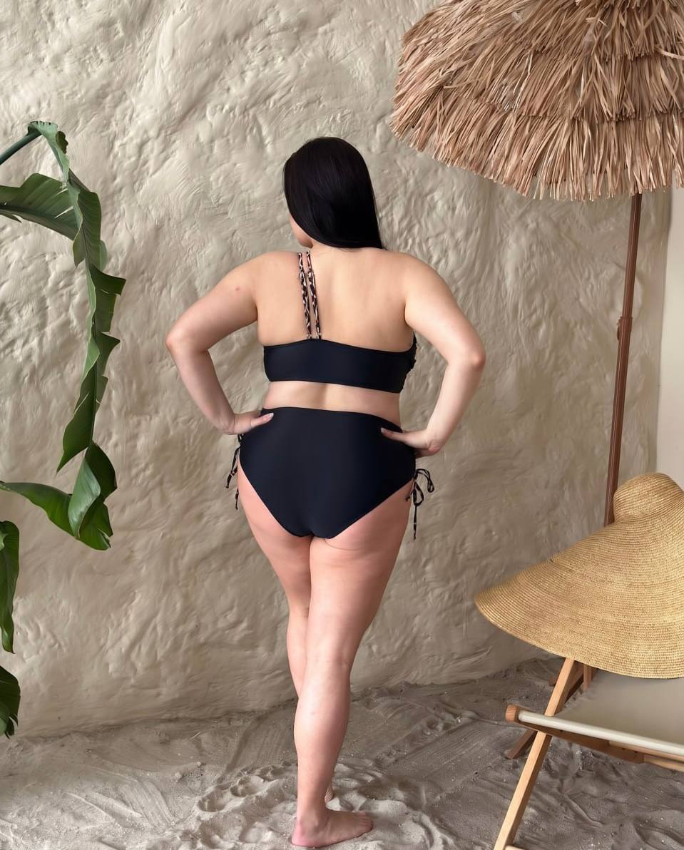 Midnight Bloom Plus Swimwear