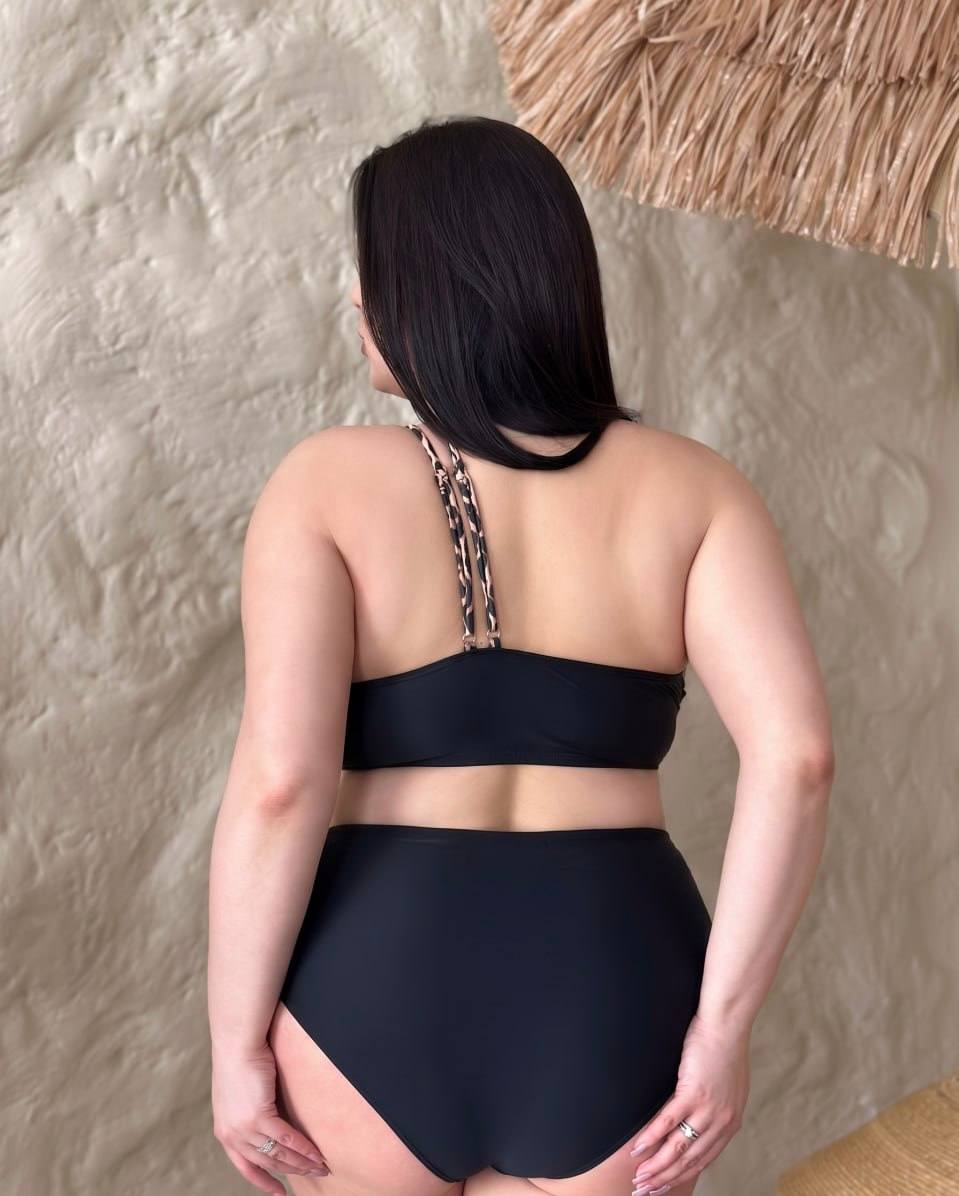 Midnight Bloom Plus Swimwear