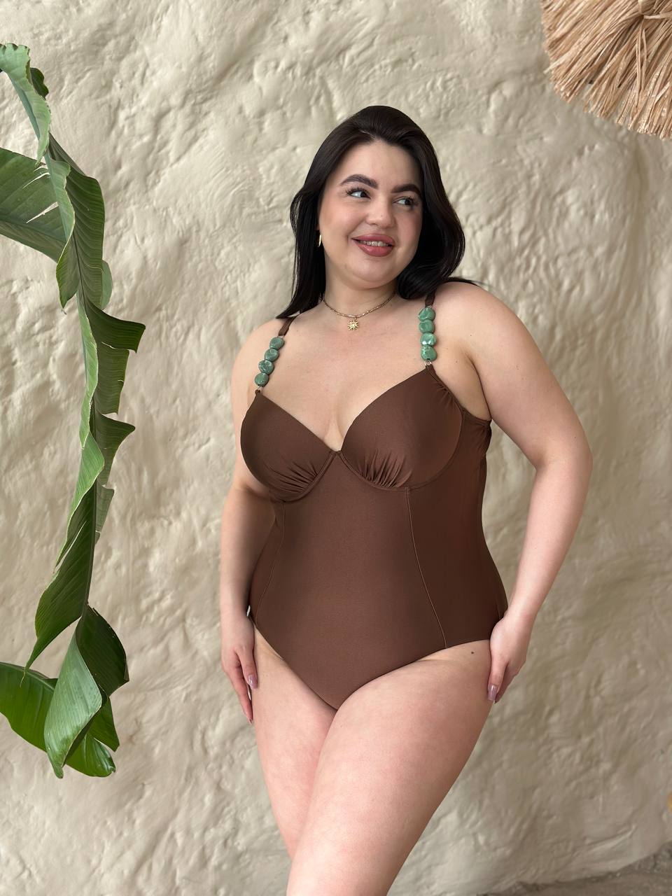 Crystal Shape Plus Swimwear