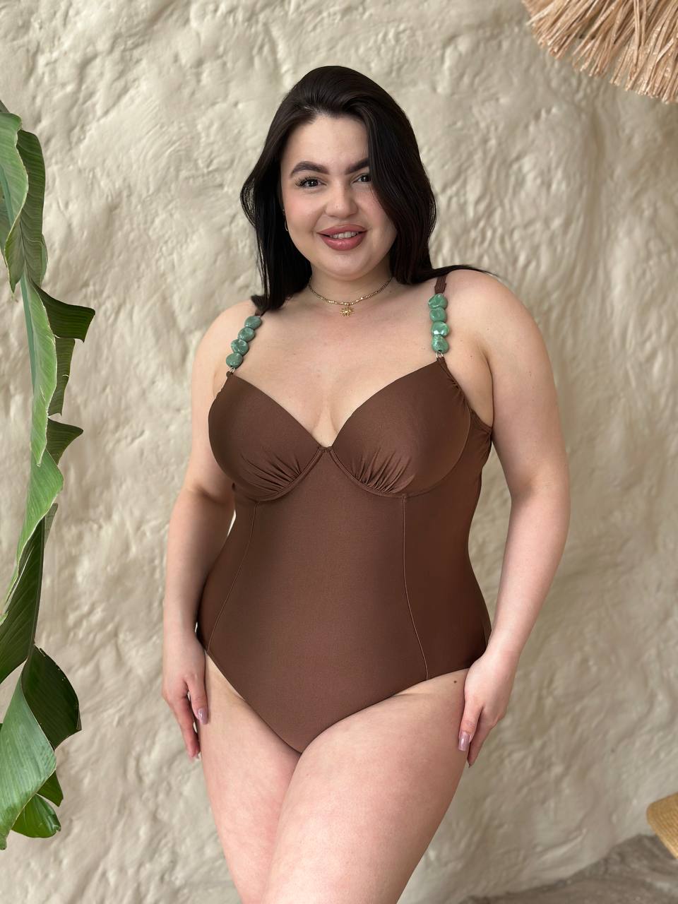 Crystal Shape Plus Swimwear